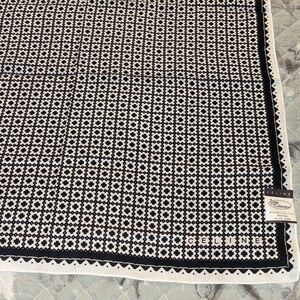 Celine Monochrome Geometric Scarf
Size is 22x22 inches